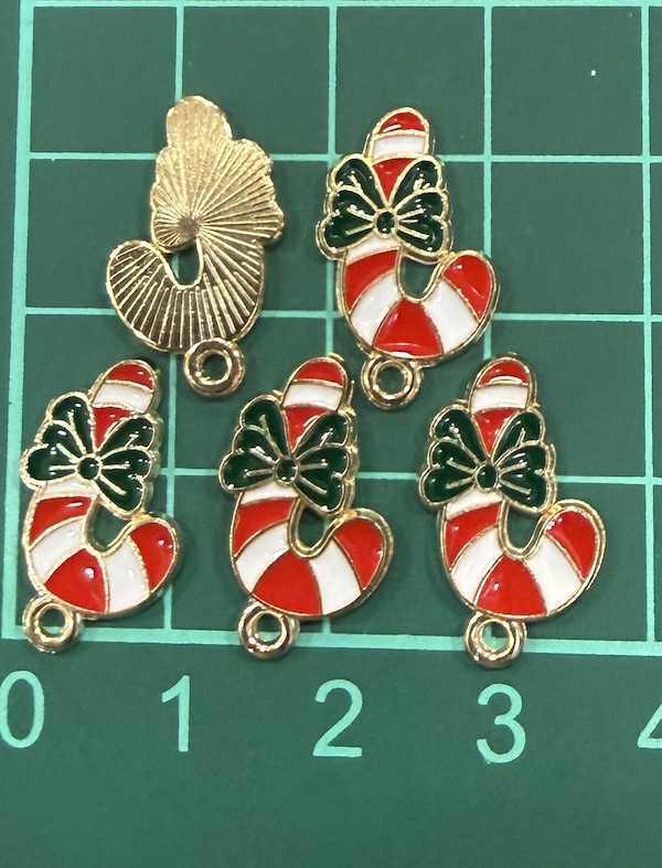 Charm Xmas Cane